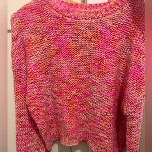 Pink and orange Altar’d State sweater